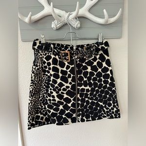 Top shop Cow print skirt